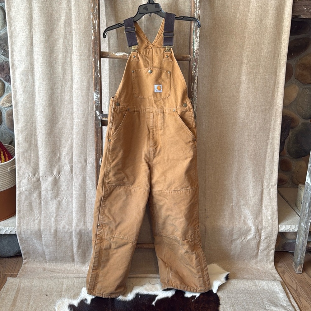 Like New Carhartt Insulated Lined Bibs